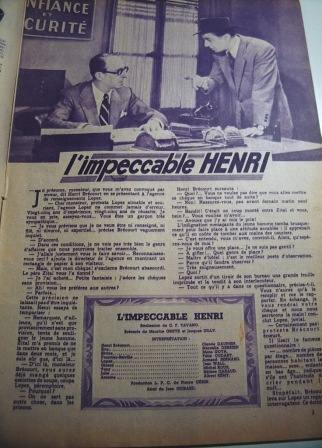 Movie: L'impeccable Henri 16 pages & 20 pics