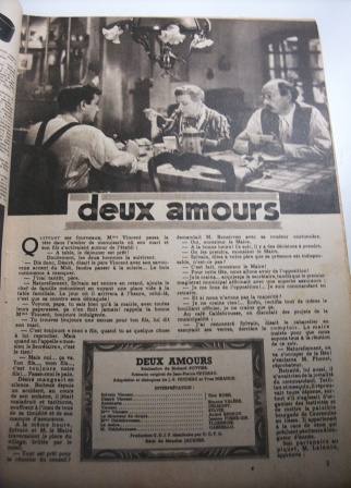 Movie: Deux Amours 16 pages & 20 pi