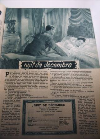 Movie: Nuit De Decembre 16 pages & 20 pi