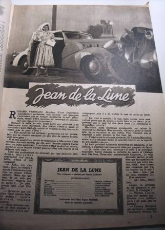 Movie: Jean De La Lune 16 pages & 20 pi