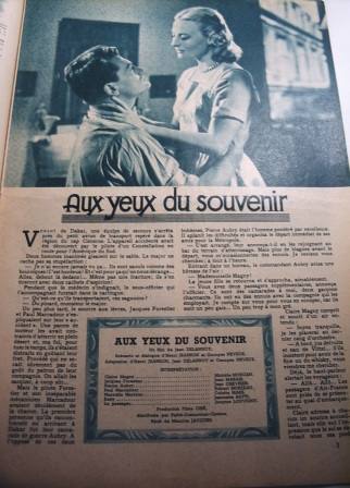 Movie: Aux Yeux Du Souvenir 16 pages & 20 pics