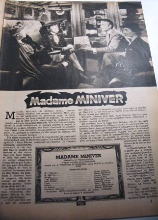 Movie: Miss Miniver 16 pages & 20 pics