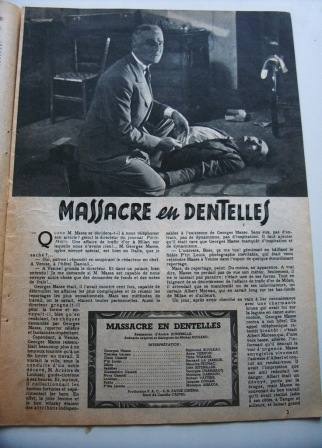 Movie: Massacre En Dentelles 16 pages & 20 pics
