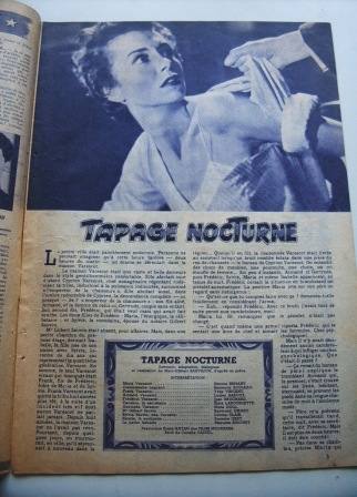 Movie: Tapage Nocturne 16 pages & 20 pics