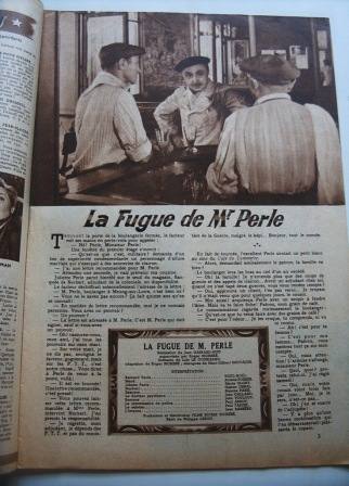 Movie: La Fugue De Mr Perle 16 pages & 20 pics