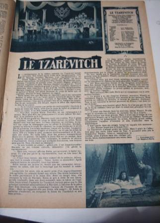 Movie: Le Tsarevitch 16 pages & 20 pics