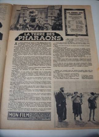 Movie: Land Of The Pharaohs 16 pages & 20 pics