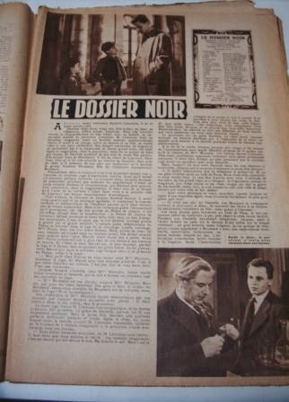 Movie: Le Dossier Noir 16 pages & 20 pics