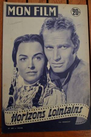 1956 Charlton Heston Donna Reed Far Horizons