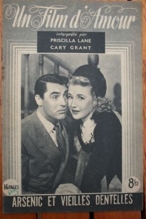 Cary Grant Priscilla Lane Raymond Massey