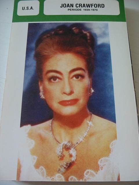 Movie Card Collection Monsieur Cinema: Joan Crawford