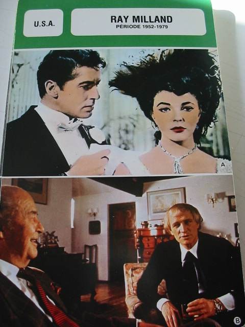 Movie Card Collection Monsieur Cinema: Ray Milland