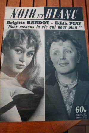 Brigitte Bardot Edith Piaf