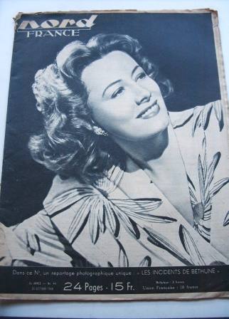 Irene Dunne On Front Cover
