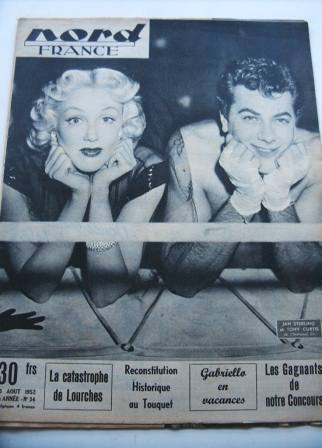 Jan Sterling Tony Curtis On Front Cover
