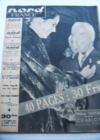 Charles Chaplin On Front Cover