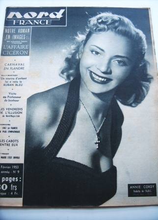 Annie Cordy On Front Cover