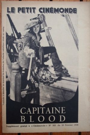 Errol Flynn Olivia de Havilland Captain Blood