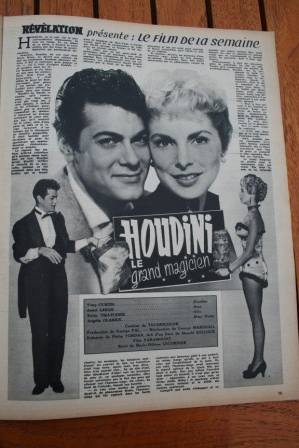 Tony Curtis Janet Leigh Houdini