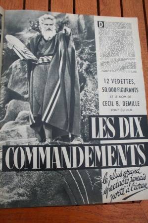 Charlton Heston Yul Brynner The Ten Commandments
