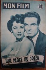 52 Montgomery Clift Elizabeth Taylor A Place in the Sun