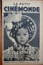 1935 Shirley Temple Lionel Barrymore The Little Colonel