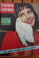 1958 Vintage Magazine Dany Carrel