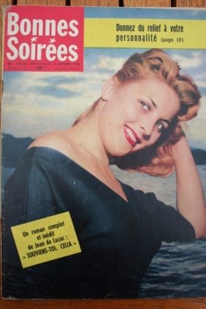 1958 Vintage Magazine Simone Renant