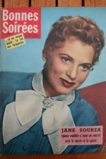 1958 Vintage Magazine Jane Sourza