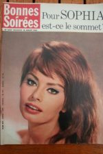 1961 Vintage Magazine Sophia Loren