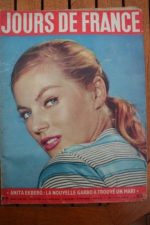 1956 Vintage Magazine Anita Ekberg Kim Novak