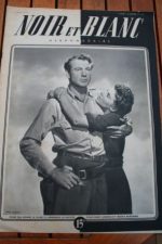1947 Vintage Magazine Gary Cooper Ingrid Bergman