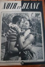 1947 Vintage Magazine Tyrone Power Martha Vickers