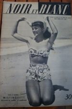 1950 Vintage Magazine Pin-Up Girl Fernandel