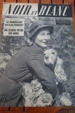 1951 Vintage Magazine Michele Morgan