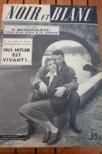 1951 Vintage Magazine Yves Montand Simone Signoret