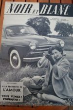 1951 Vintage Magazine Viviane Romance Freres Jacques