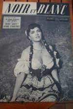 1951 Vintage Magazine Gina Lollobrigida