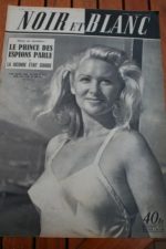 1952 Vintage Magazine Martine Carol