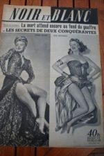 1952 Vintage Magazine Ginger Rogers Rita Hayworth
