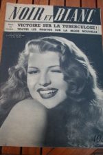 1952 Vintage Magazine Rita Hayworth Folies Bergere