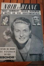 1957 Vintage Magazine Ingrid Bergman