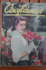 1951 Vintage Magazine Jean Simmons