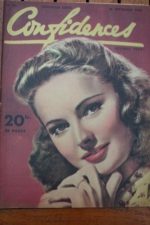 1951 Vintage Magazine Yvonne De Carlo