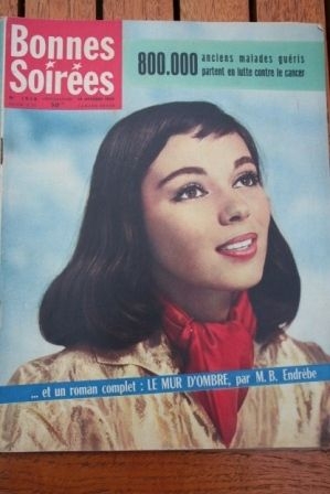 1958 Vintage Magazine Jean Gabin