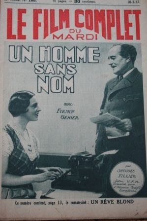 1933 Fernandel Firmin Gemier France Ellys
