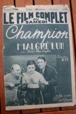 1940 Victor McLaglen Tom Brown Nan Grey Ex-Champ