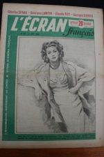 1949 Vintage Magazine Anne Vernon