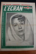 1948 Vintage Magazine Renee Faure Bernard Blier Popeye