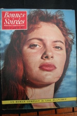 1957 Vintage Magazine Silvana Mangano Catherine Sauvage